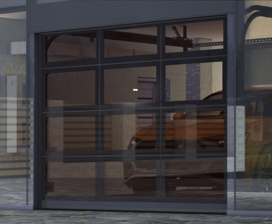 Панорамные ворота Алютех AluPro в Приморско-Ахтарске