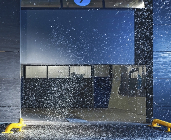 Панорамные ворота AluTherm в Приморско-Ахтарске