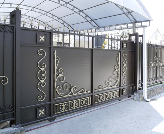 Металлические ворота в Приморско-Ахтарске