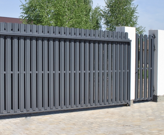 Ворота из штакетника в Приморско-Ахтарске